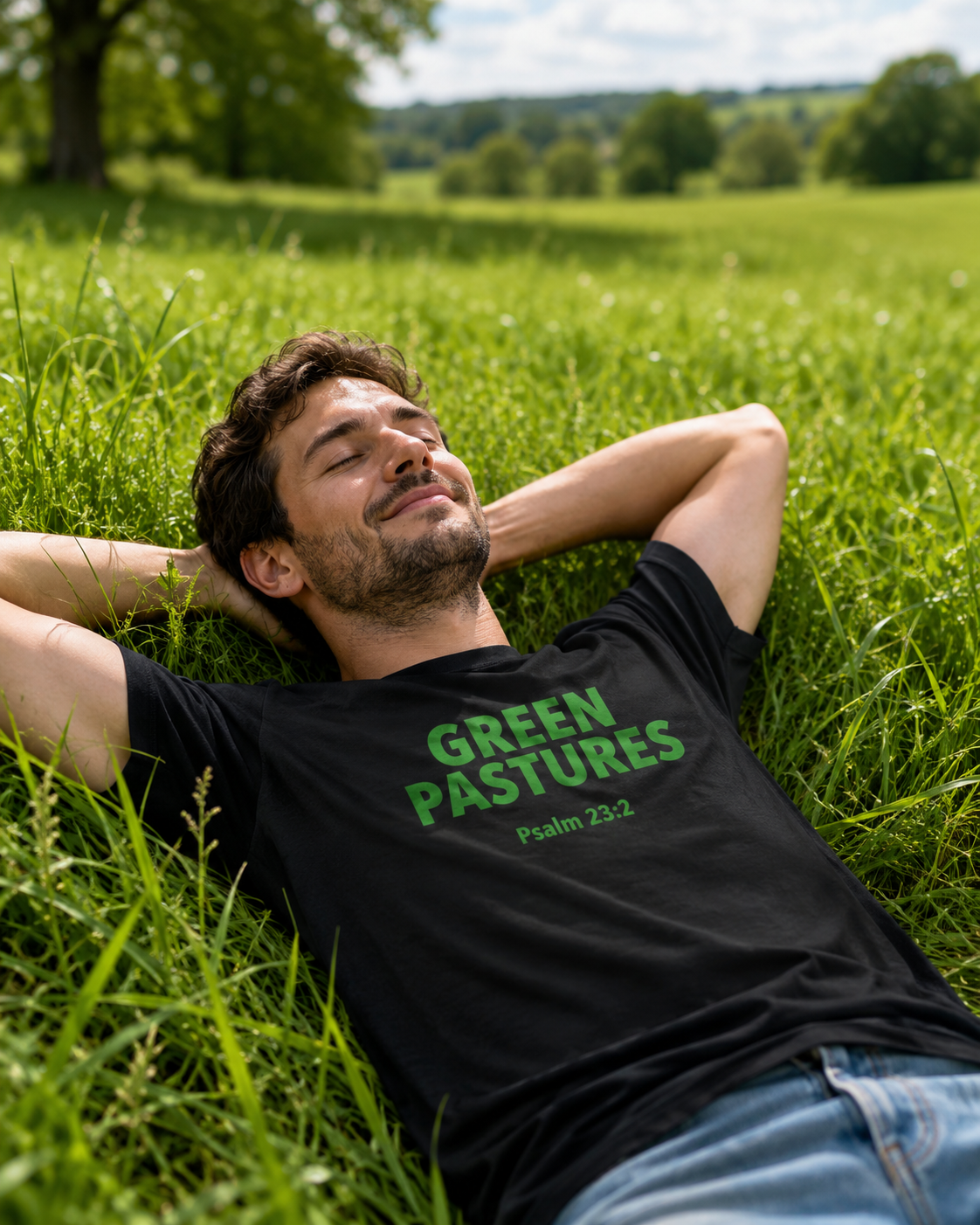 Green Pastures Psalms 23:2 Collection