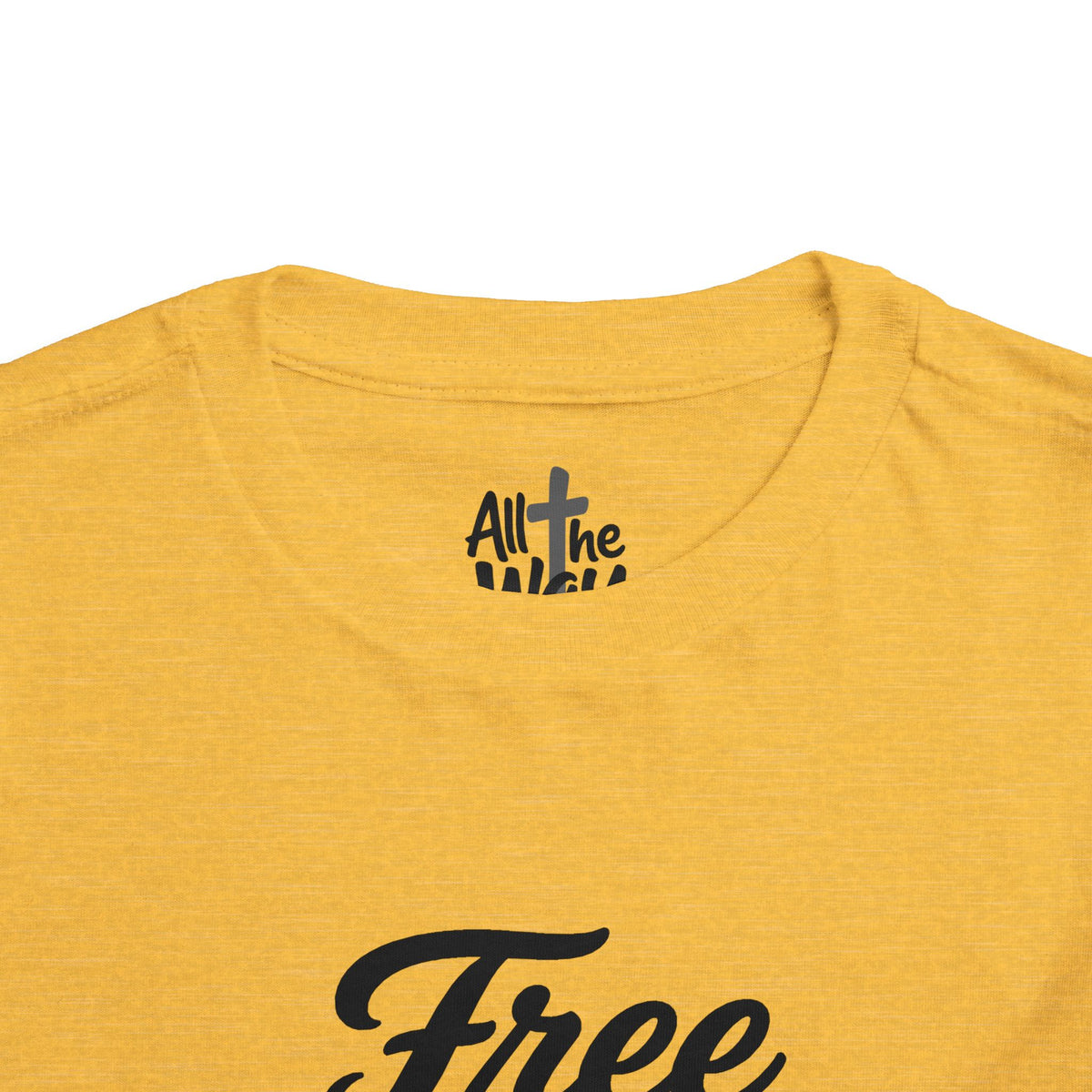 Toddler "Free Indeed"  John 8:36 Tee — Faith-Based Kids Shirt -Final