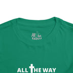 Toddler "All The Way" Matthew 10:38-39 Tee — Faith-Based Kids Shirt