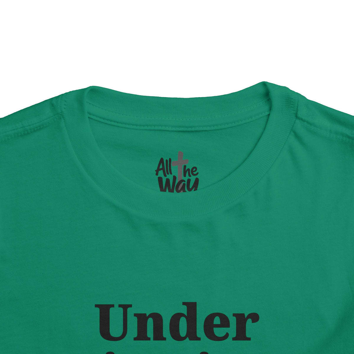 Toddler "Under His Wings" Psalm 91:4 Tee — Faith-Based Kids Shirt (Bella Canvas)