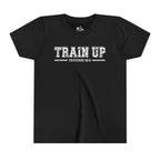 Youth Tee — "Train Up" Proverbs 22:6 Faith T‑Shirt (Bella Canva 3001Y)