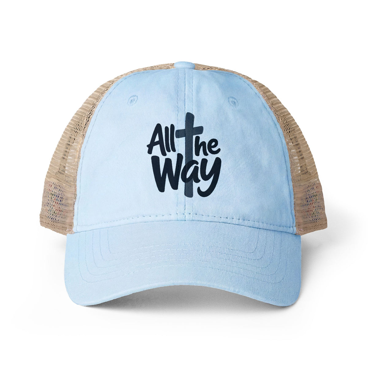 Women's Washed Mesh-Back Cap
