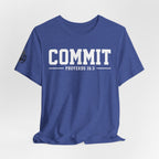 Commit Proverbs 16:3 Tee — Christian Faith Inspirational T-Shirt (Bella+Canvas 3001)