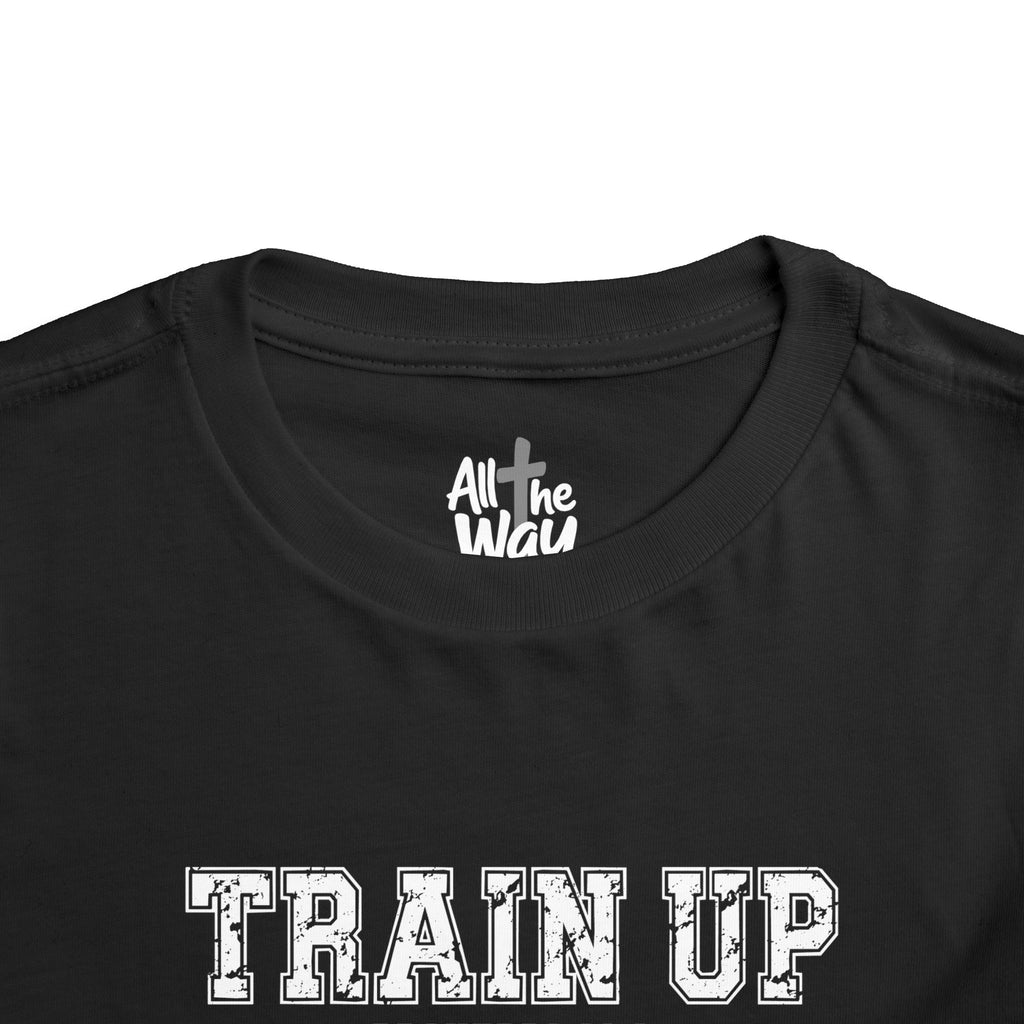 Toddler "TRAIN UP" Proverbs 22:6 Tee — Faith-Based Kids Shirt