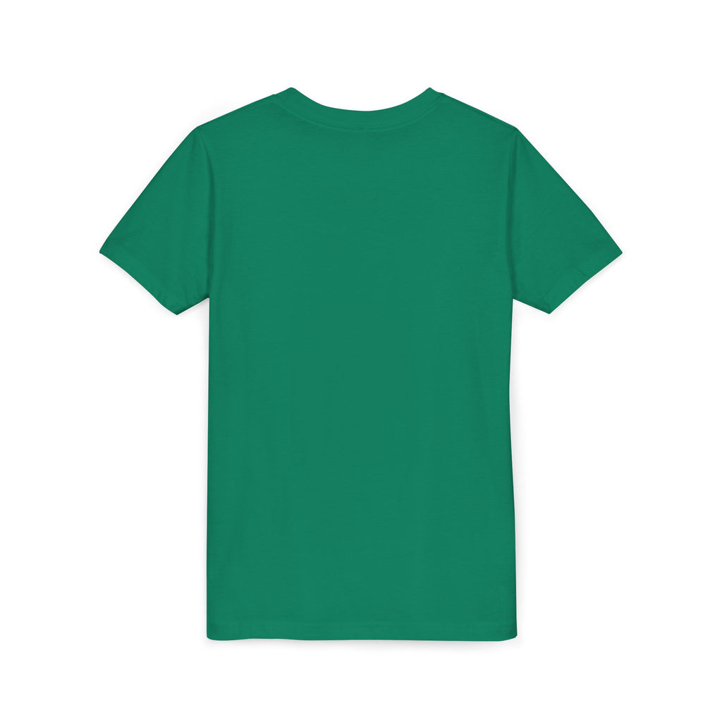 Youth Tee — "Built Different" Psalm 139:14 Christian Kids Shirt (Bella Canvas 3001y)