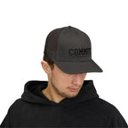 Snapback Trucker Cap — "COMMIT" Proverbs 16:3 Embroidered Christian Hat