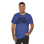 "Built Different" Psalm 139:14 Tee — Christian Faith Inspirational T-Shirt (Bella+Canvas 3001)