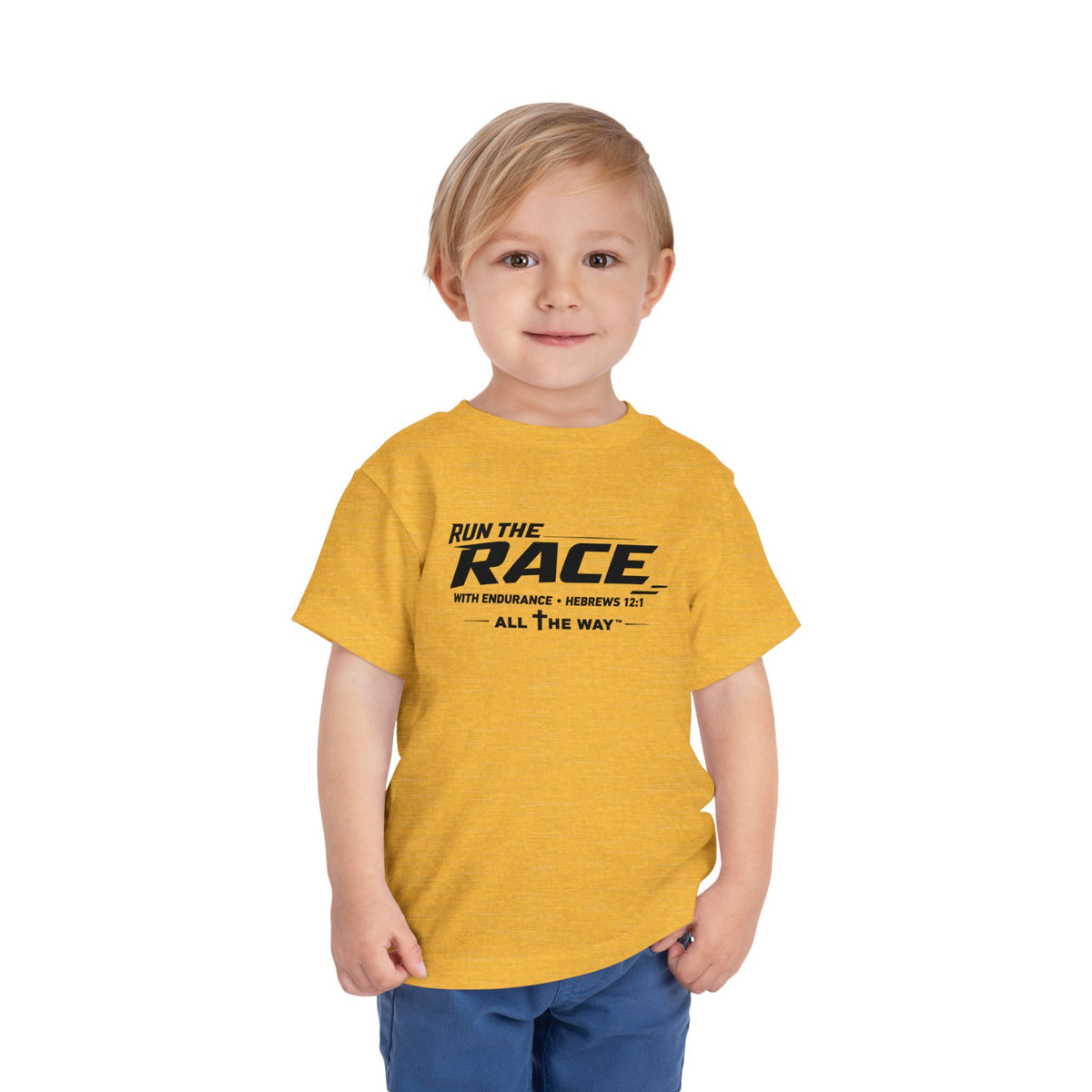Toddler "Run the race" Hebrews 12:1