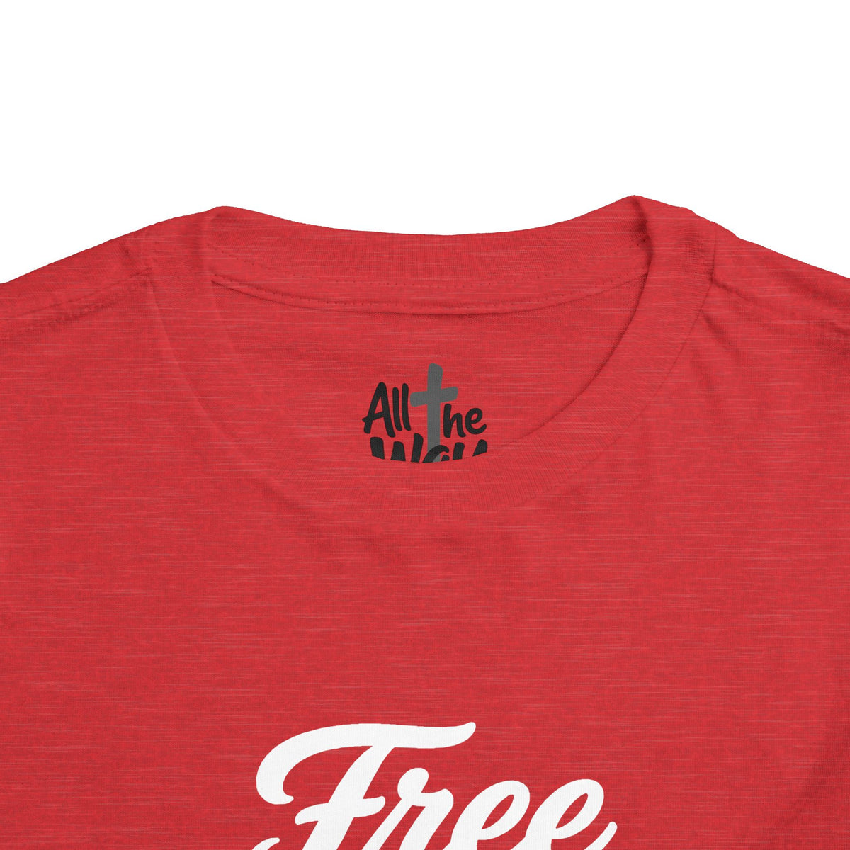 Toddler "Free Indeed"  John 8:36 Tee — Faith-Based Kids Shirt -Final