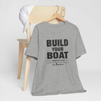 "Build Your Boat" Genesis 6:22 Faith Shirt  (Bella+Canvas 3001)