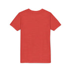 Youth Tee — "Built Different" Psalm 139:14 Christian Kids Shirt (Bella Canvas 3001y)