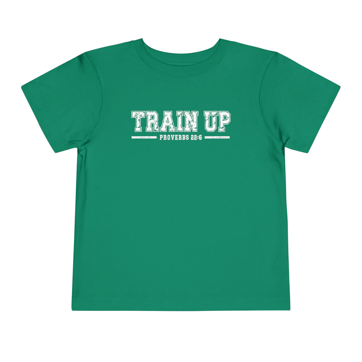 Toddler "TRAIN UP" Proverbs 22:6 Tee — Faith-Based Kids Shirt