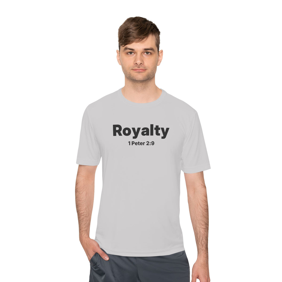 Moisture Wicking Tee "Royalty" 1 Peter 2:9 (Sport Tek)