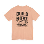 "Build Your Boat" Genesis 6:22 Faith Shirt  (Bella+Canvas 3001)