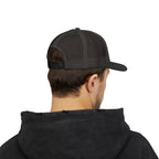 Snapback Trucker Cap — "COMMIT" Proverbs 16:3 Embroidered Christian Hat