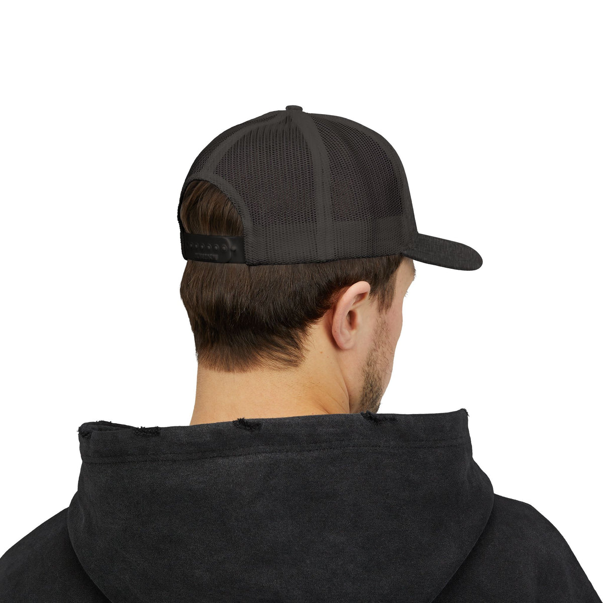 Snapback Trucker Cap — "COMMIT" Proverbs 16:3 Embroidered Christian Hat