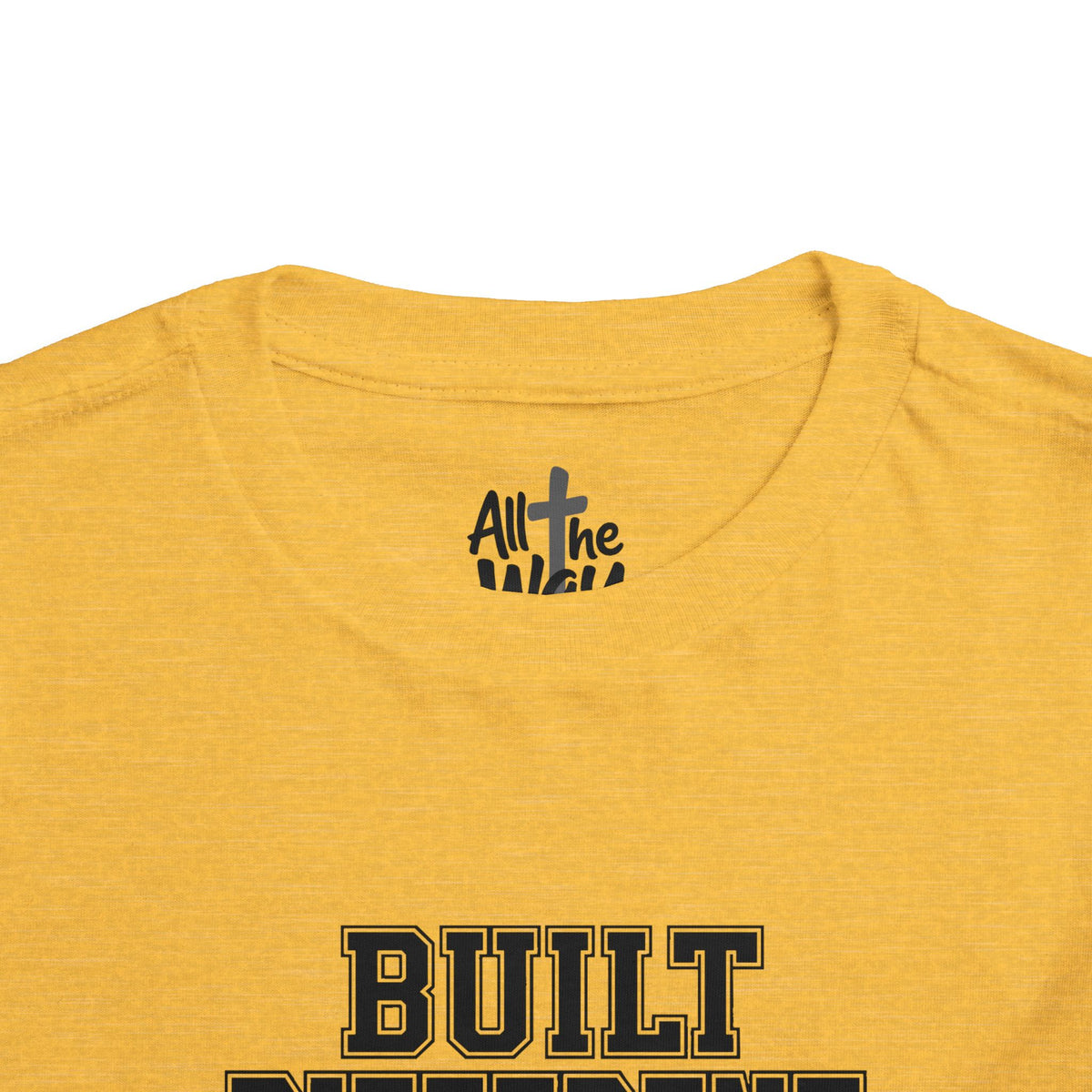 Toddler "Built Different"  Psalm 139:14 Tee — Faith-Based Kids Shirt