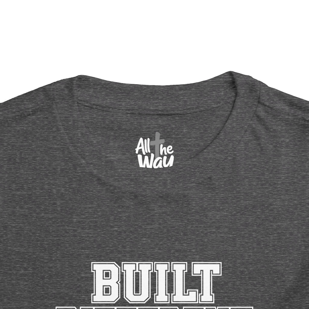 Toddler "Built Different"  Psalm 139:14 Tee — Faith-Based Kids Shirt