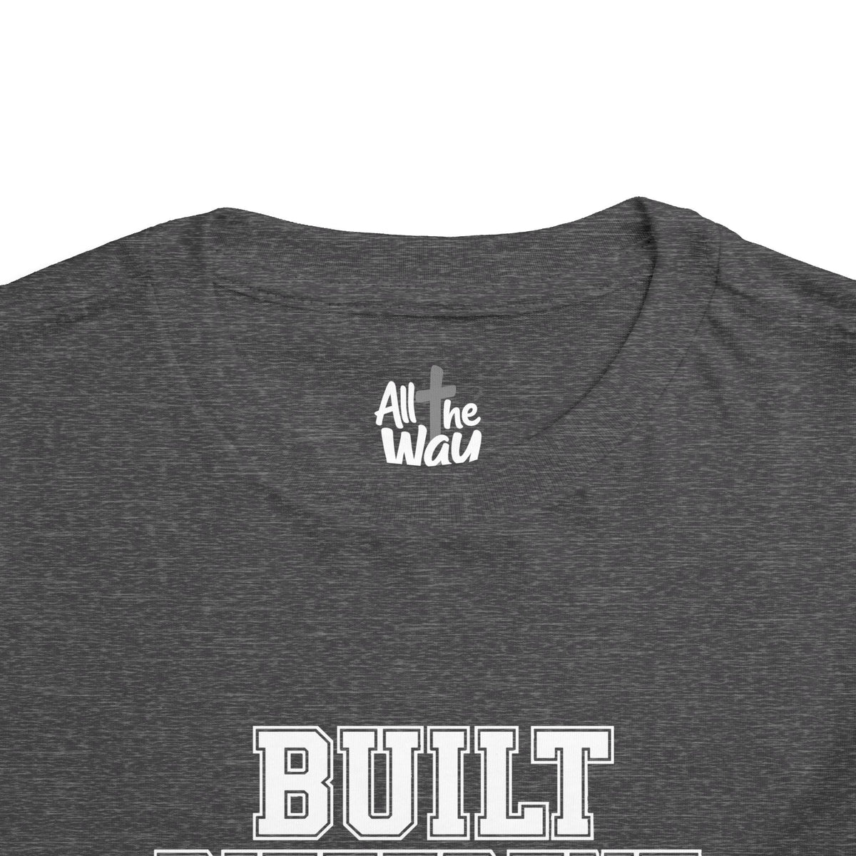 Toddler "Built Different"  Psalm 139:14 Tee — Faith-Based Kids Shirt