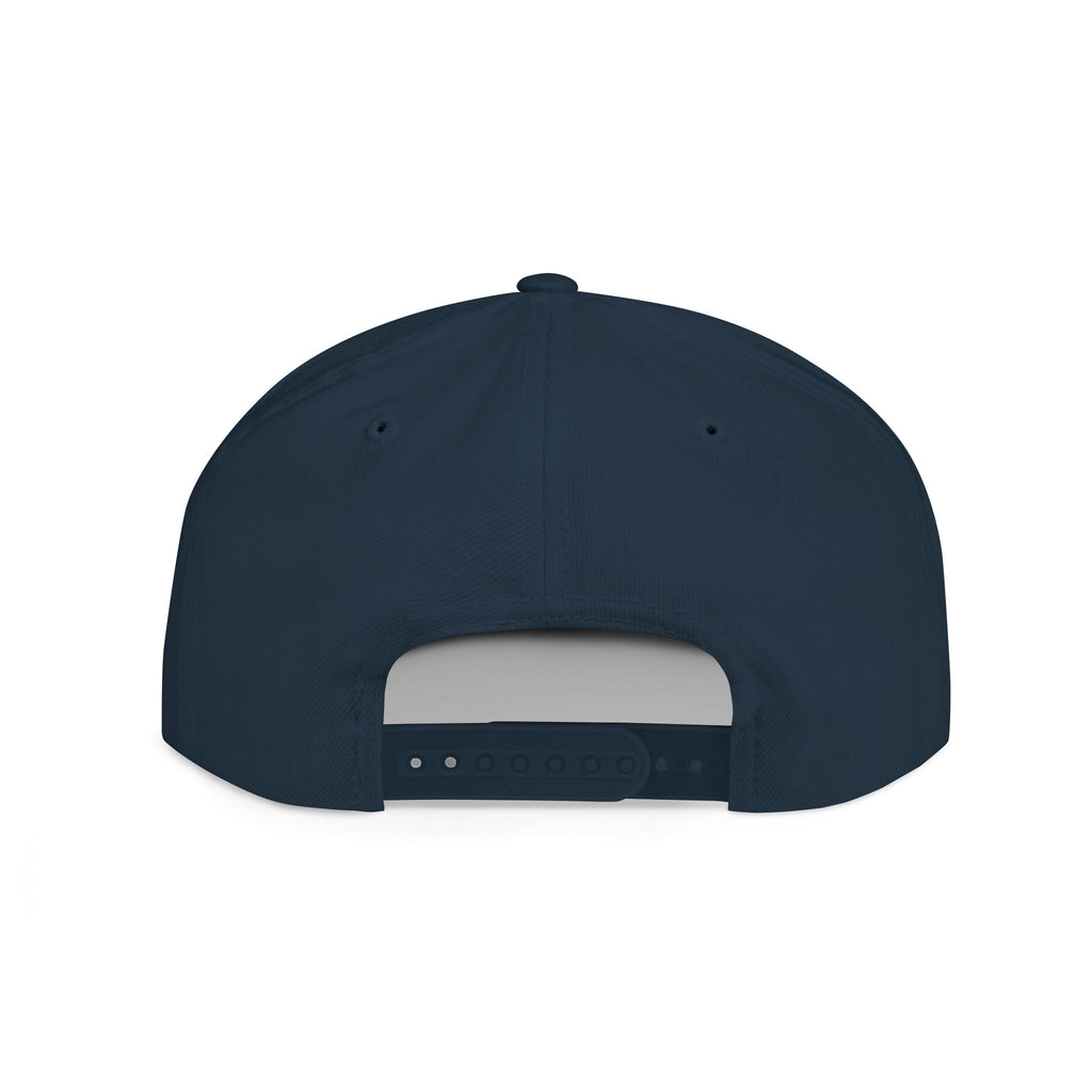 Snapback Hat — "FREE INDEED" John 8:36 Embroidered Flat-Bill Cap