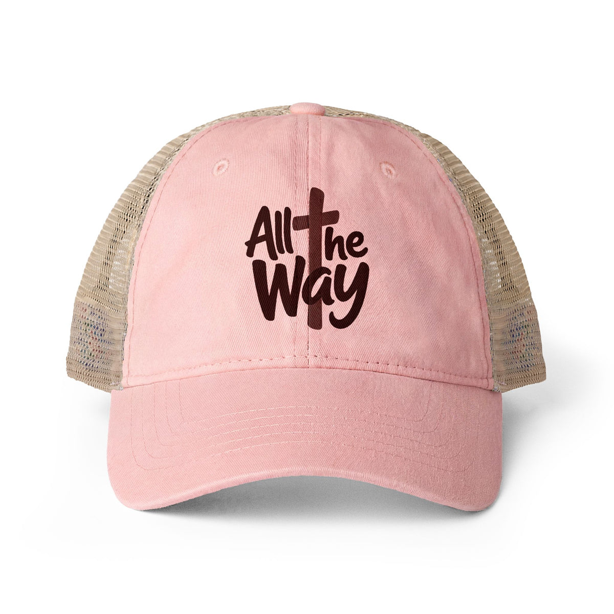 Women's Washed Mesh-Back Cap