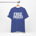 "Free Indeed" John 8:36 Christian Faith Tee (Bella+Canvas 3001)