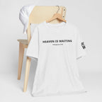 "Heaven is Waiting" Philippians 3:20 Faith Shirt  (Bella+Canvas 3001)