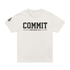 Oversized Commit Proverbs 16:3 T-Shirt — Inspirational Christian Graphic Tee(Bella 4810)