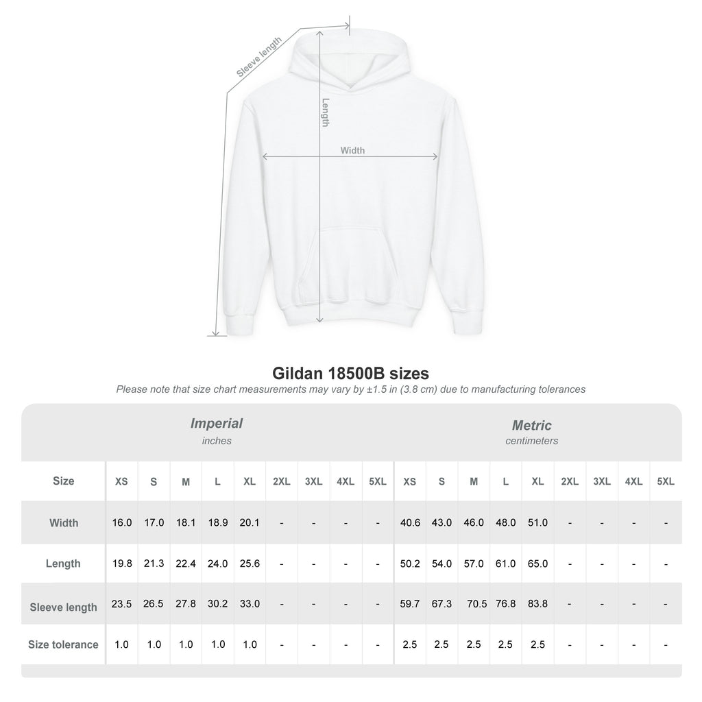 Youth "Built Different"  Psalm 139:14 Hoodie Inspirational Christian Sweatshirt