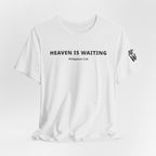 "Heaven is Waiting" Philippians 3:20 Faith Shirt  (Bella+Canvas 3001)