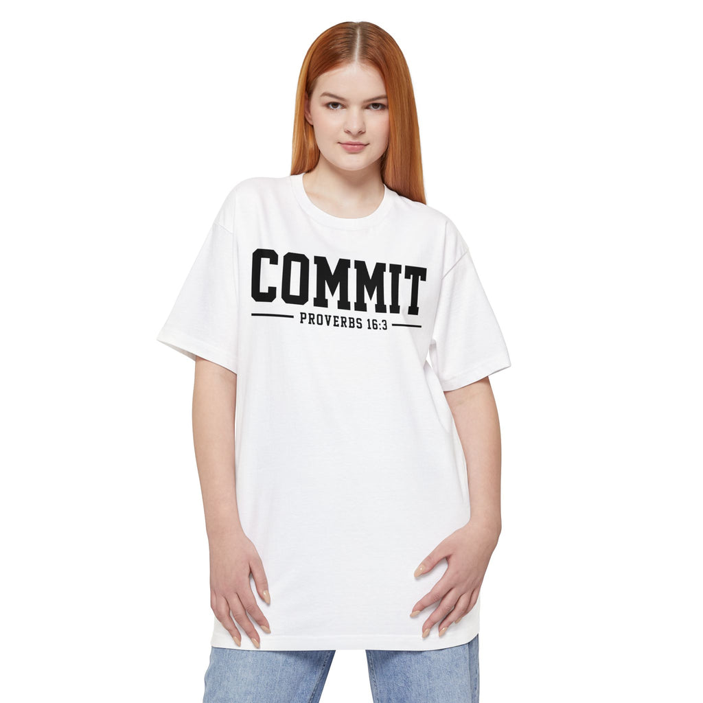 Tall body "Commit" Proverbs 16:3  (100% cotton)