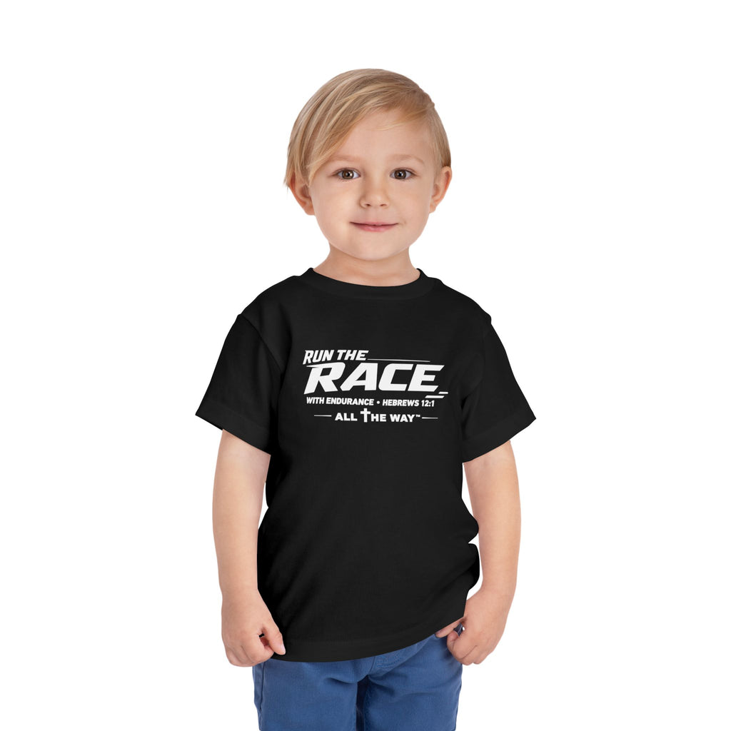 Toddler "Run the race" Hebrews 12:1