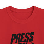YOUTH "PRESS ON" Philippians 3:13–14 Tshirt (Gildan 64000y)