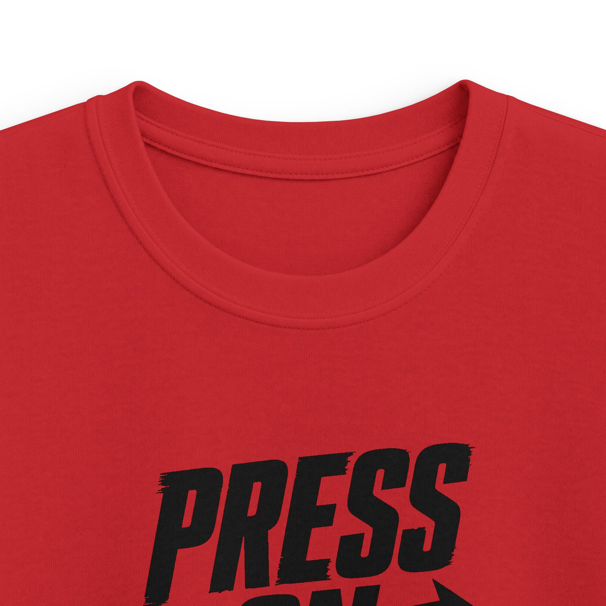 YOUTH "PRESS ON" Philippians 3:13–14 Tshirt (Gildan 64000y)