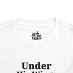 Toddler "Under His Wings" Psalm 91:4 Tee — Faith-Based Kids Shirt (Bella Canvas)