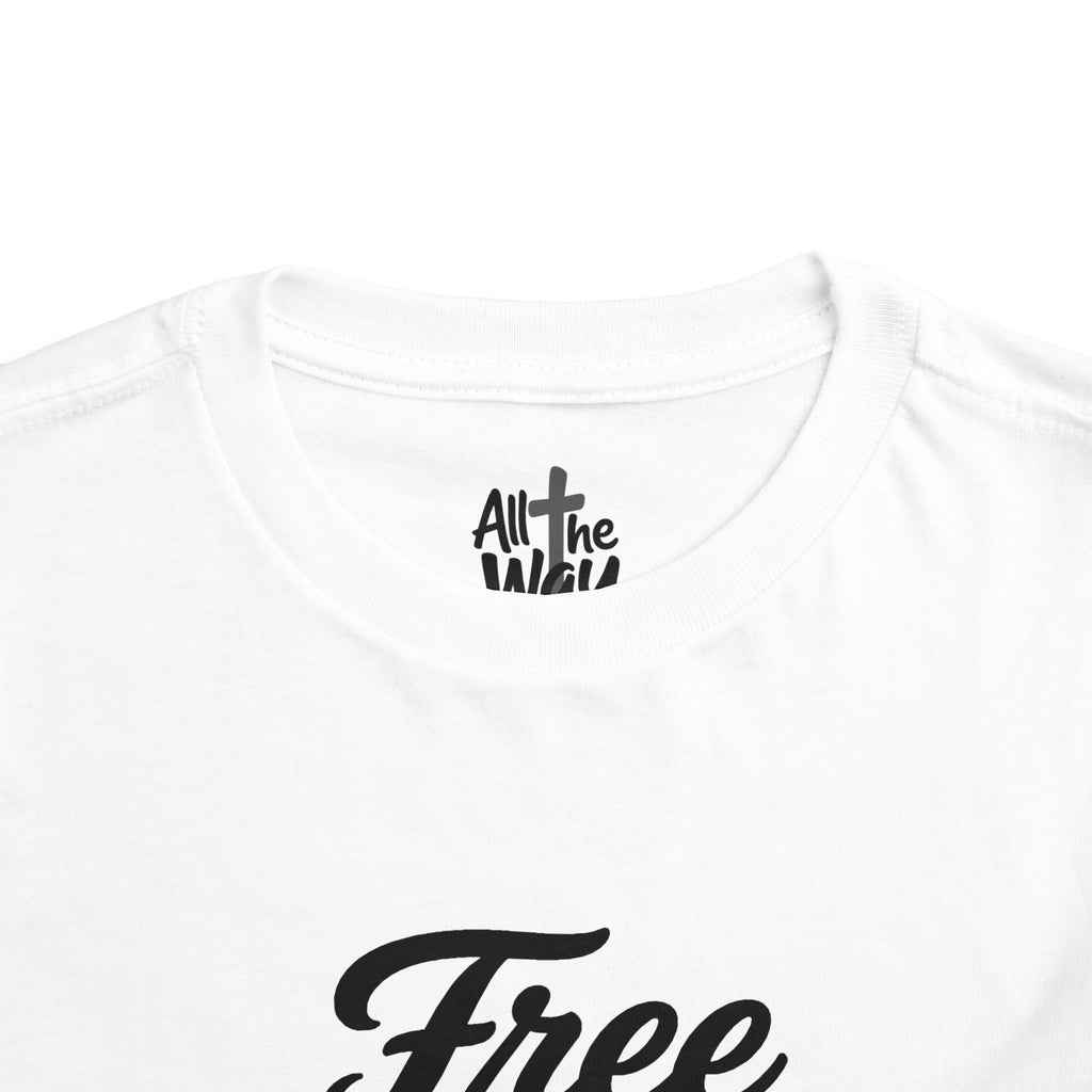 Toddler "Free Indeed"  John 8:36 Tee — Faith-Based Kids Shirt -Final