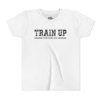 Youth Tee — "Train Up" Proverbs 22:6 Faith T‑Shirt (Bella Canva 3001Y)