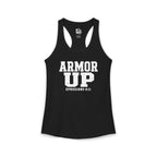 Women's Ideal Racerback Tank "Armor Up" Ephesians 6:11