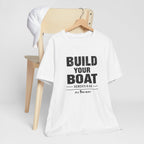 "Build Your Boat" Genesis 6:22 Faith Shirt  (Bella+Canvas 3001)