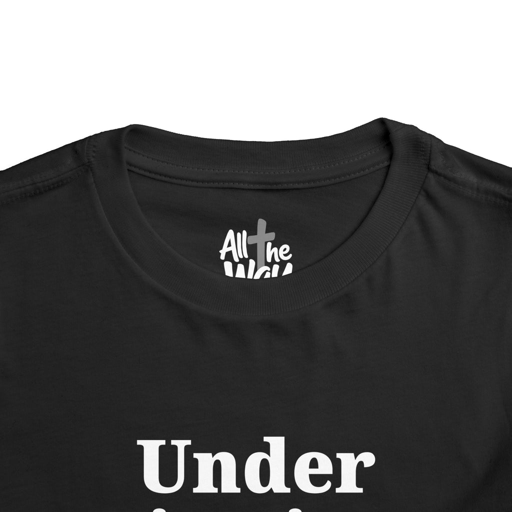 Toddler "Under His Wings" Psalm 91:4 Tee — Faith-Based Kids Shirt (Bella Canvas)