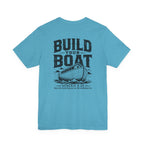 "Build Your Boat" Genesis 6:22 Faith Shirt  (Bella+Canvas 3001)