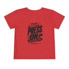 Toddler "PRESS ON" Philippians 3:13–14 Tee — Faith-Based Kids Shirt