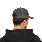 Snapback Trucker Cap — "COMMIT" Proverbs 16:3 Embroidered Christian Hat
