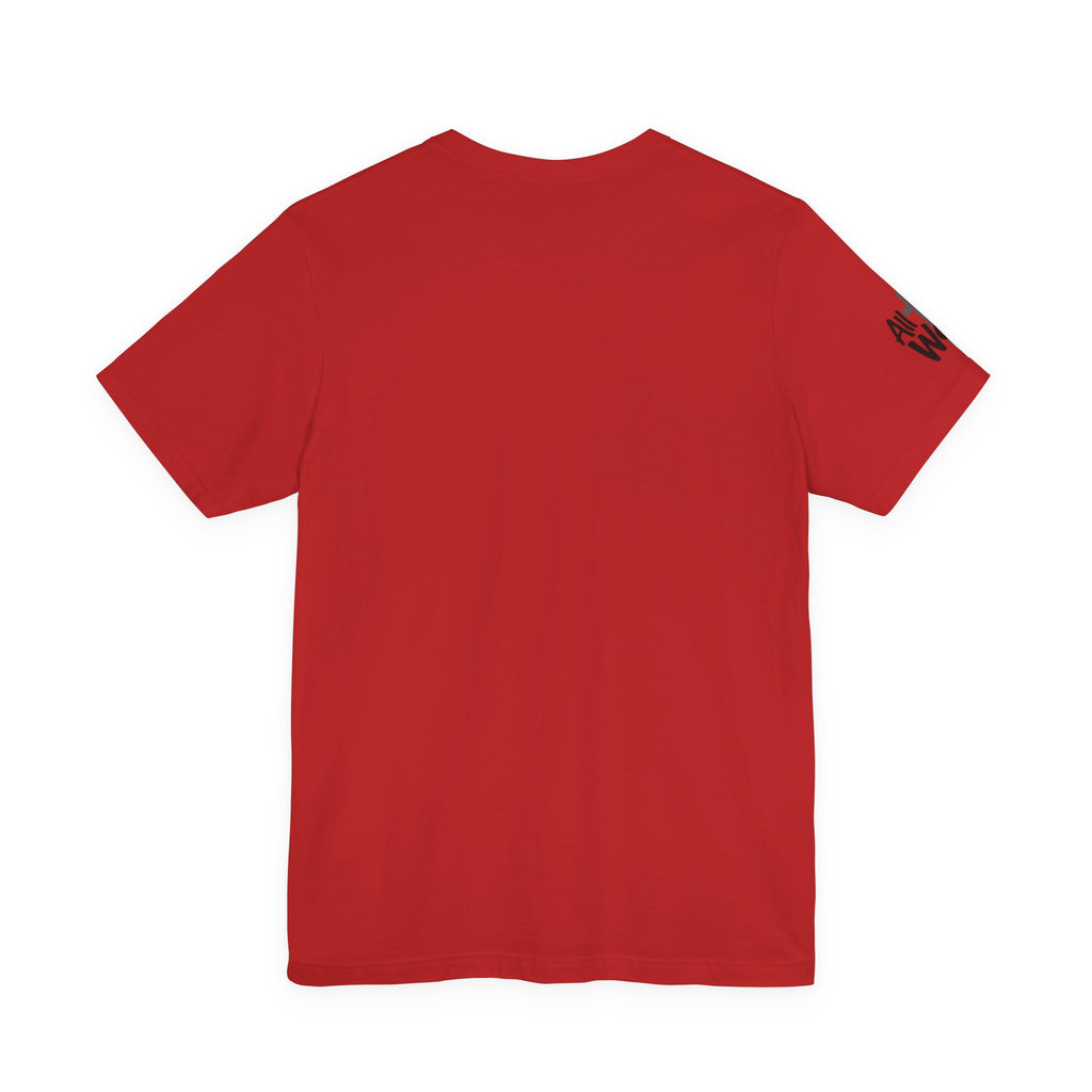 "All The Way" Matthew 10:38-39 Tee — Christian Faith Inspirational T-Shirt (Bella Canva 3001)