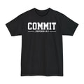 Tall body "Commit" Proverbs 16:3  (100% cotton)