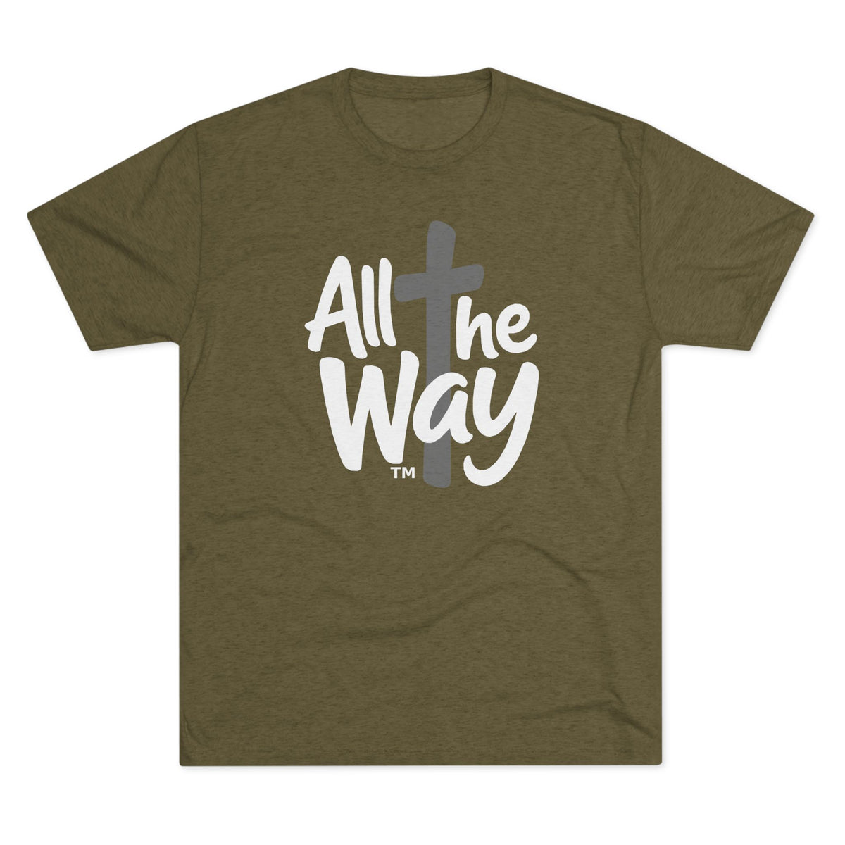 All the Way logo T-Shirt | Christian faith tee (Next level 6010)