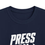 YOUTH "PRESS ON" Philippians 3:13–14 Tshirt (Gildan 64000y)