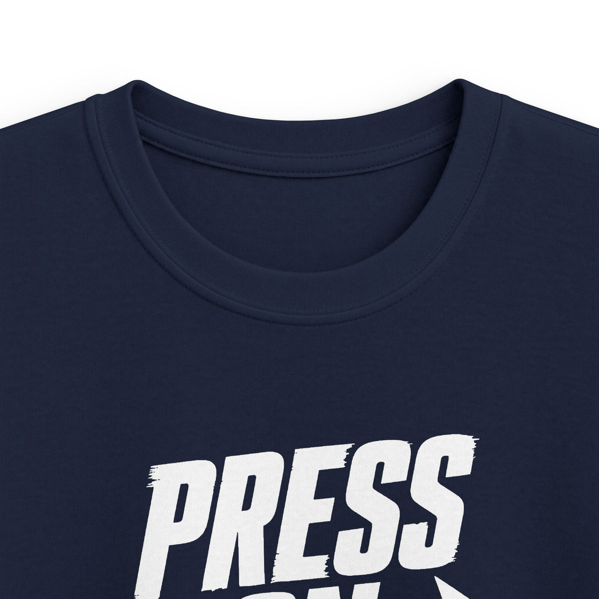 YOUTH "PRESS ON" Philippians 3:13–14 Tshirt (Gildan 64000y)