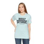"Built Different" Psalm 139:14 Tee — Christian Faith Inspirational T-Shirt (Bella+Canvas 3001)