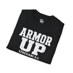 "Armor Up" Ephesians 6:11 T-Shirt — Christian Faith Tee (Gildan 64000)
